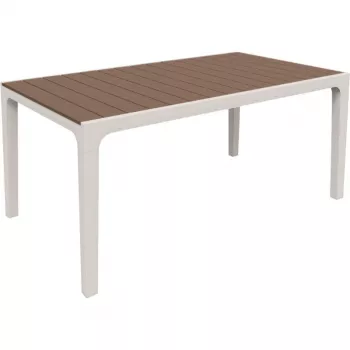 Masă de grădină Keter Harmony alb/bej 29201231587