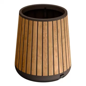 Ghiveci de flori KETER Deco Conic Planter Venetian Brown