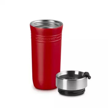 Cană termică LE CREUSET ON THE GO 350ml roșu