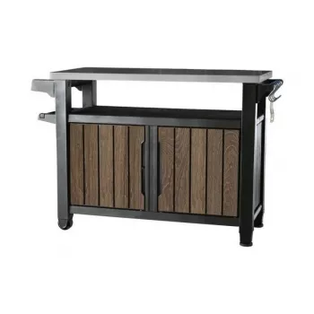 Masă de grătar KETER Deco Unity XL 207L nuanță de nuc