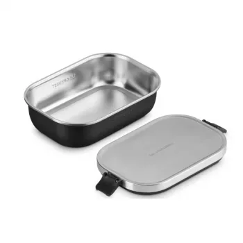 Cutie de prânz LE CREUSET ON THE GO 900ml neagră mat