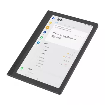 Tabletă E-Ink HUION Note E X50 10,3 inch cu stylus PenTech 3.0, 4 GB RAM, 64 GB stocare, Android 11, lumină frontală dual-tone, spate din aluminiu