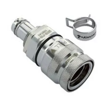 Koolance QDT3 Cuplaj rapid Viton, mamă, mufă de panou - 10 mm ID (3/8 inch)