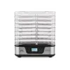 Deshidrator de alimente ETA Secca Premium ETA930190000, 8 tăvi dreptunghiulare, 380 W, argintiu