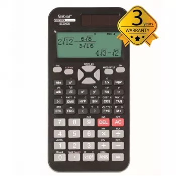 Calculator științific Rebell SC2060S, afișaj matrice de puncte, 252 funcții