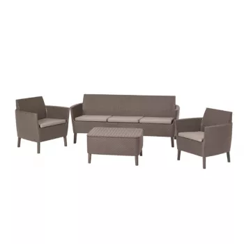 Set de mobilier de grădină KETER Salemo 3 Seater Set bej
