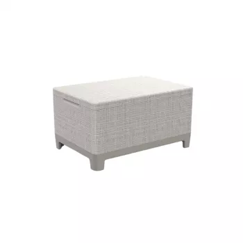 Masă de grădină/cutie de depozitare KETER Scandi Storage Table gri pietriș/bej deschis