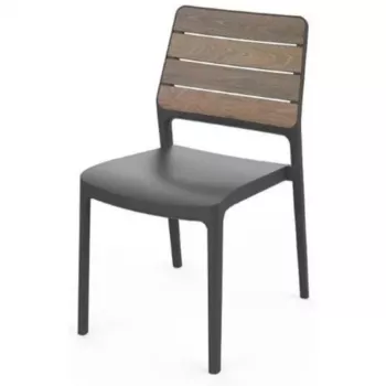 KETER Garden chair Deco Porto walnut/gray