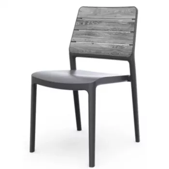 Scaun de grădină KETER Deco Porto gri deschis/gri
