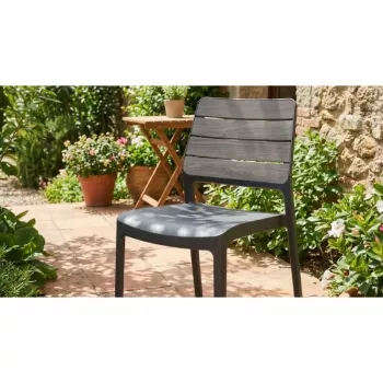 Scaun de grădină KETER Deco Porto gri deschis/gri