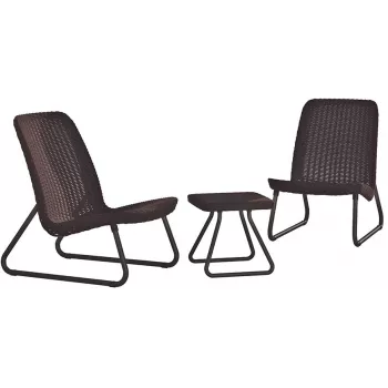 Set de mobilier de grădină KETER Rio Patio, maro