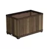 KETER ghiveci dreptunghiular Deco Walnut