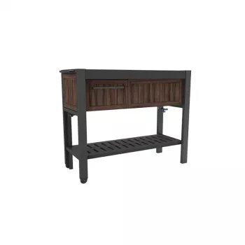 Masă de petrecere extensibilă KETER Extendable Party Station, nuanță nuc