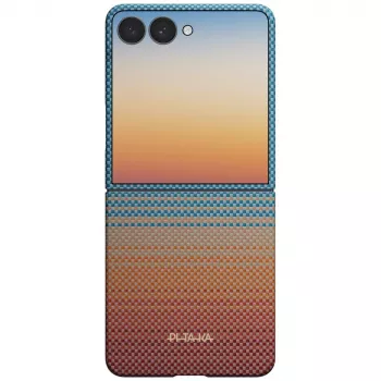 Husă PITAKA California Dream 01 Edge Case pentru Samsung Galaxy Z Flip8 sunset