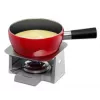 Set de fondue de brânză Trisa Swiss Cross Stone 2,5L, 6 furculițe, oală din gresie cu rechaud și arzător (7579.75)