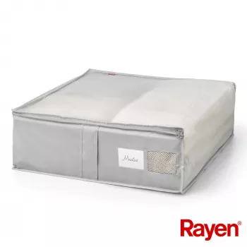 Cutie pentru pături RAYEN Premium gri 65x55x20cm