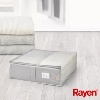 Cutie pentru pături RAYEN Premium gri 65x55x20cm