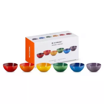Set de 6 boluri Le Creuset din gresie 330ml în culori diferite