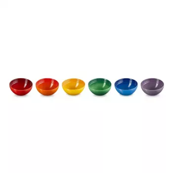 Set de 6 boluri Le Creuset din gresie 330ml în culori diferite