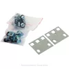 Capac universal Triton RAX-RV-X01-X2 pentru dulapuri de date montate pe perete, 1 pereche, negru