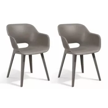 KETER Garden chairs 2 pcs. Akola beeches