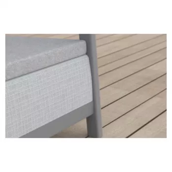 Set de mobilier de grădină KETER Scandi Linea pentru balcon, gri deschis/gri oțel închis