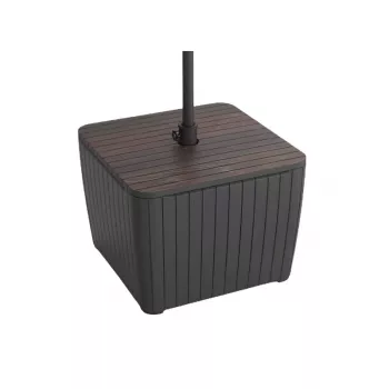 Masă laterală pentru umbrelă KETER Luzon, nuc/gri, 29214820939
