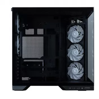 Carcasă PC Zalman D50, ATX Mid Tower, 3 ventilatoare 120mm, neagră