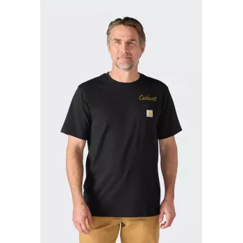 Tricou Carhartt Irvine Hard Work negru