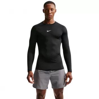 Tricou cu mânecă lungă pentru bărbați Nike Dri-Fit Pro negru FB7919 010 2XL