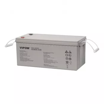 Baterie gel VIPOW BAT0419 12V 200Ah – Deep Cycle VRLA pentru solar, UPS & telecomunicații
