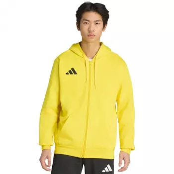 Hanorac bărbați adidas Entrada 26 Full Zip Hoody galben KF8964 2XL