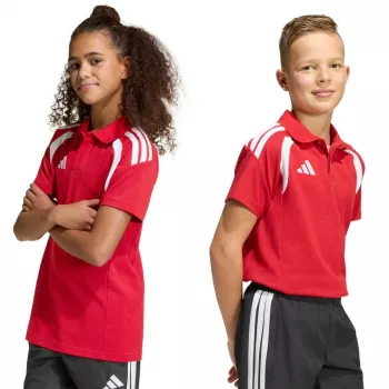 Tricou copii adidas Tiro 26 League Polo roșu KF3408 140cm