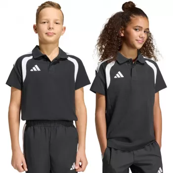 Tricou copii adidas Tiro 26 League Polo negru KF3407 164cm