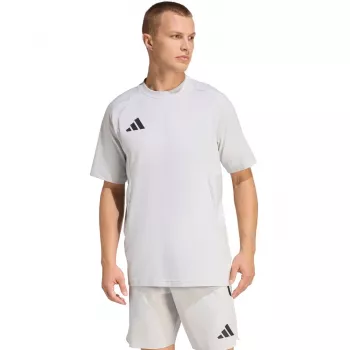 Tricou bărbați adidas Tiro 26 Travel Tee gri deschis KD1120 XL