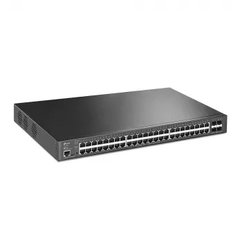 Switch de rețea TP-Link JetStream TL-SG3452XP Managed L2+ Gigabit Ethernet (10/100/1000) cu suport PoE 1U negru