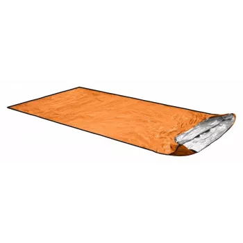 Sac de dormit rectangular ORTOVOX Bivy Ultralight pentru adulți poliuretan, Silver Blue, Orange