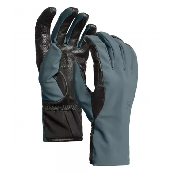 Mănuși softshell Ortovox Tour Glove, gri arctic închis, mărime: M