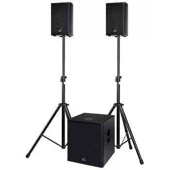 ACT SOL8SISAS Solton ACT SAT sistem PA activ 2.1 1000W RMS cu subwoofer de 15