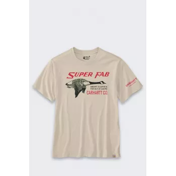 Tricou grafic Carhartt Lightweight, Fab Oat Milk