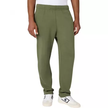 Pantaloni Champion Straight Hem pentru bărbați, verzi, 222179 GS156 XL