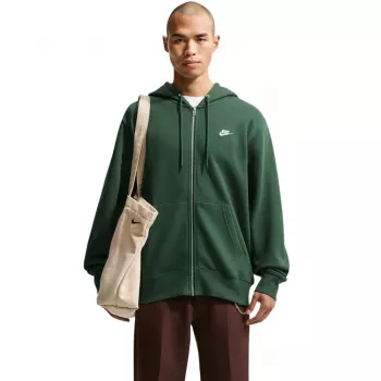 Hanorac cu fermoar Nike Club BB FZ pentru bărbați verde FN3861 323 S