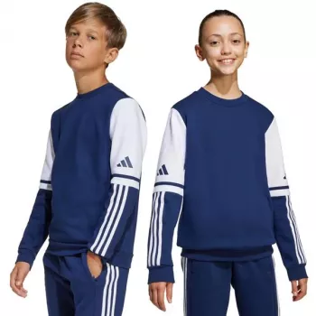 Hanorac pentru copii adidas Squadra 25 Sweat Crew bleumarin JD4814 152cm