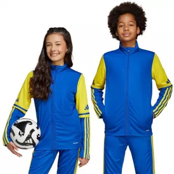 Geacă de antrenament pentru copii adidas Squadra 25 Training albastru JP3150 128cm