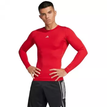 Tricou bărbați adidas Techfit Long Sleeve Tee roșu JP2926 2XL