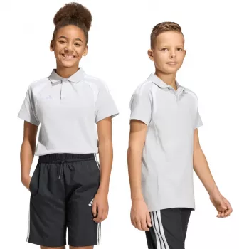 adidas Tiro 26 League Polo children's T-shirt grey KF3405 140cm