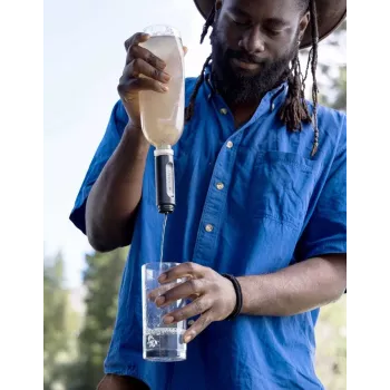 Filtru microporos cu membrană LIFESTRAW Peak Series negru