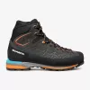 Bocanci de alpinism Scarpa Zodiac Tech GTX, GORE-TEX Performance Comfort, piele Perwanger, talpă Vibram Mont, antracit/orange tonic, EU 44