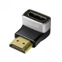 Adaptor HDMI LogiLink AH0005A 8K 90° tată la mamă 48 Gbps negru