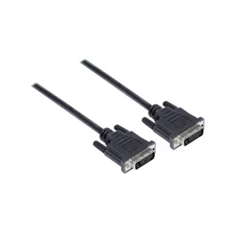 Cablu EXSYS DVI-D Dual Link 24+1 pini tată la tată 5m negru EX-K6310-5